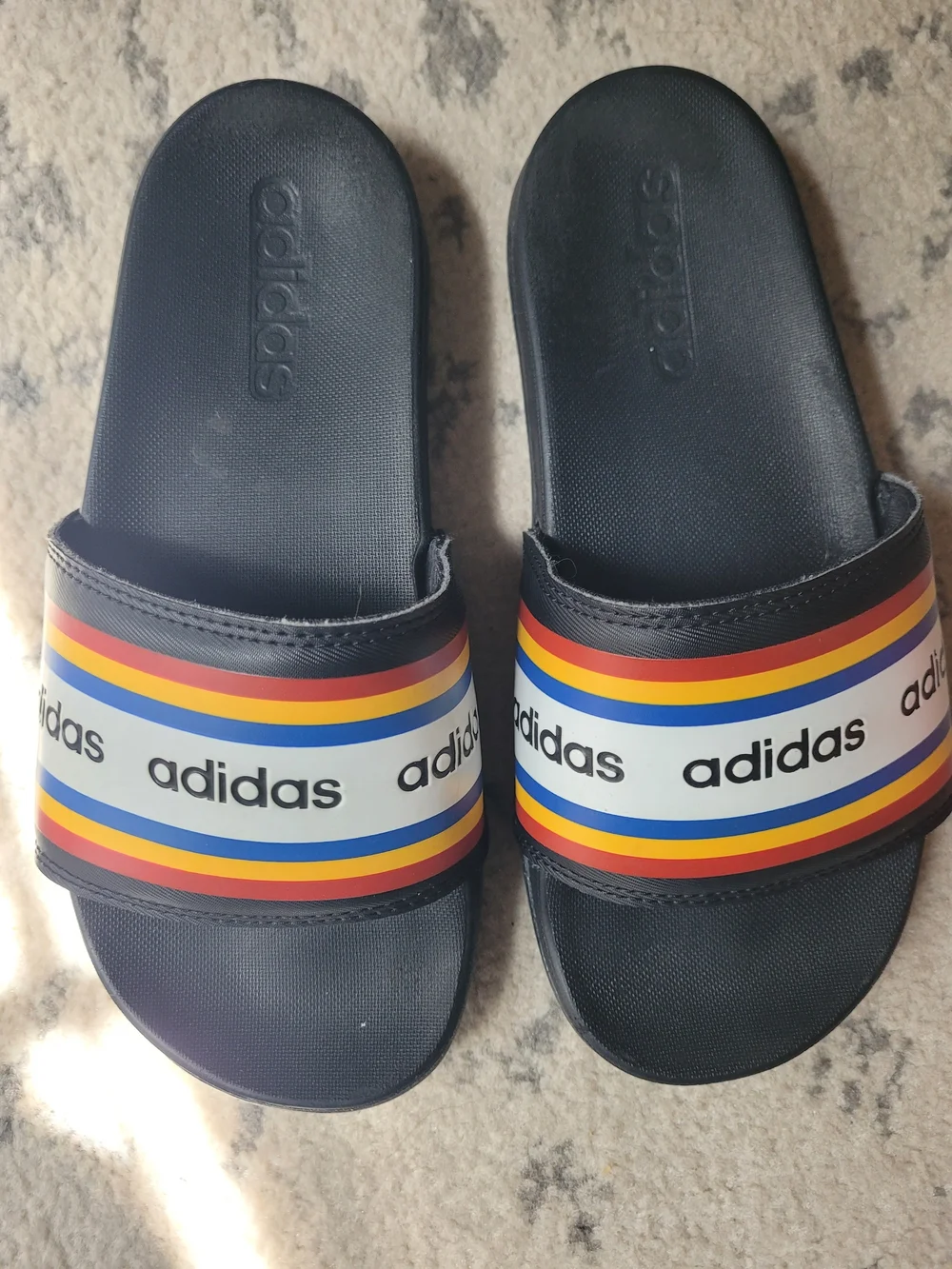 adidas Striped Slides